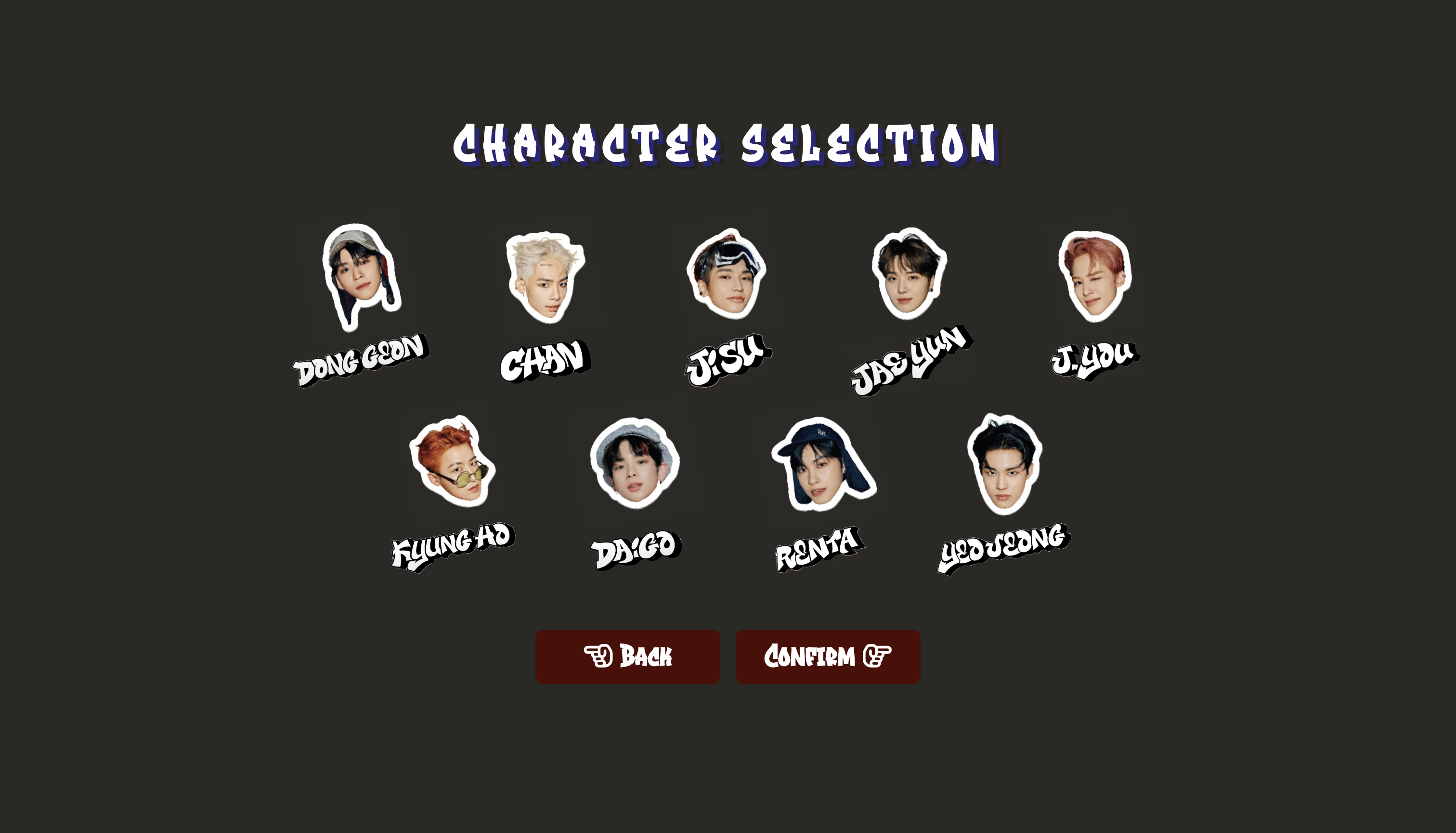 Character Select Screen