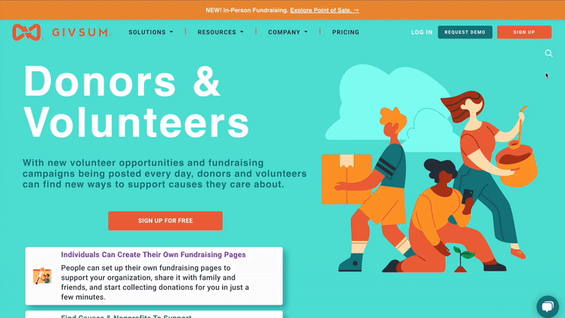 Donors and Volunteers