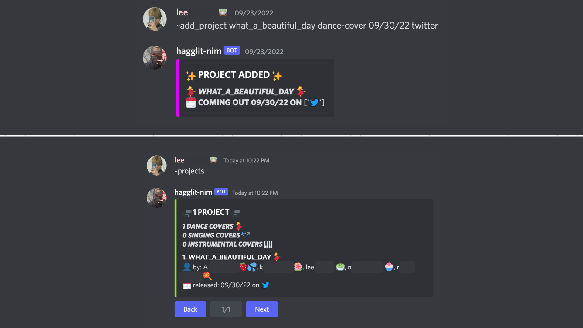 Project Commands