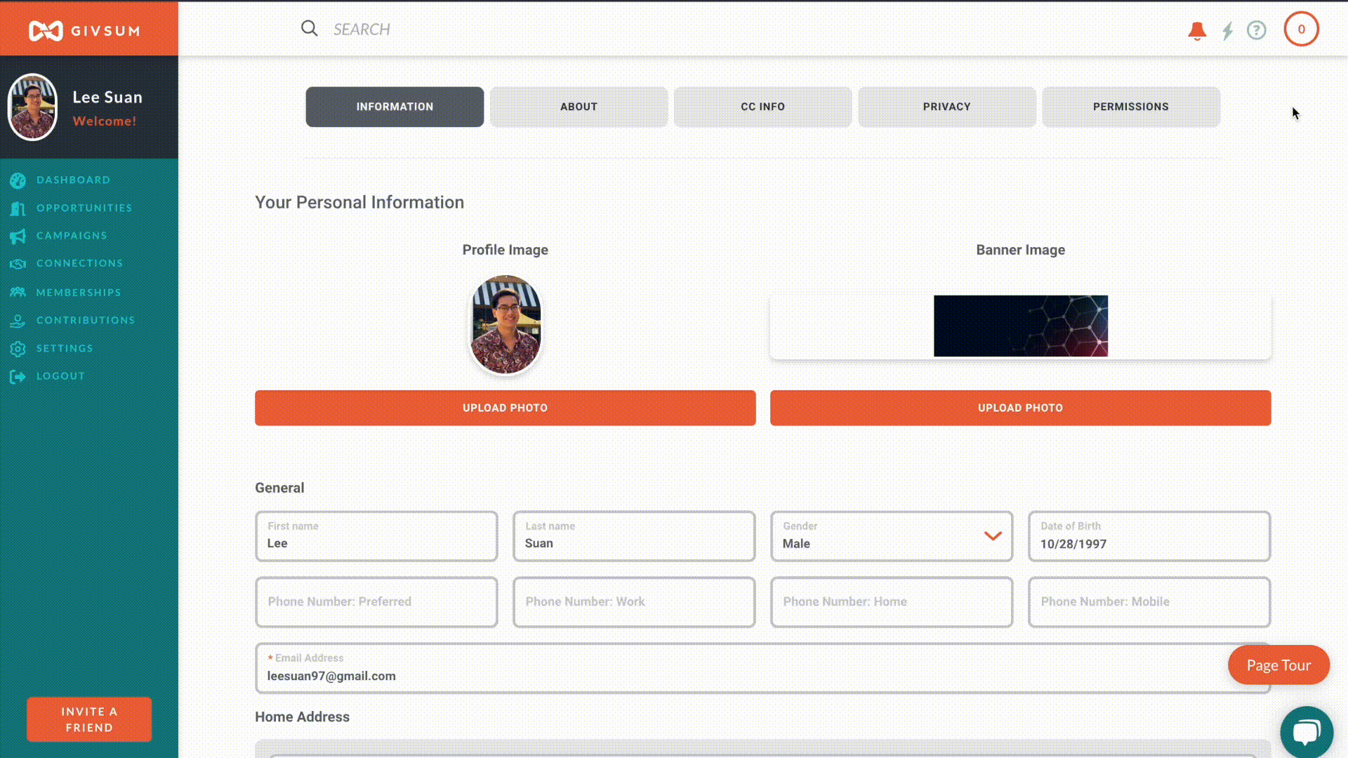 User Settings